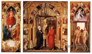 Triptyque de la Rédemption Rogier van der Weyden Peinture à l'huile